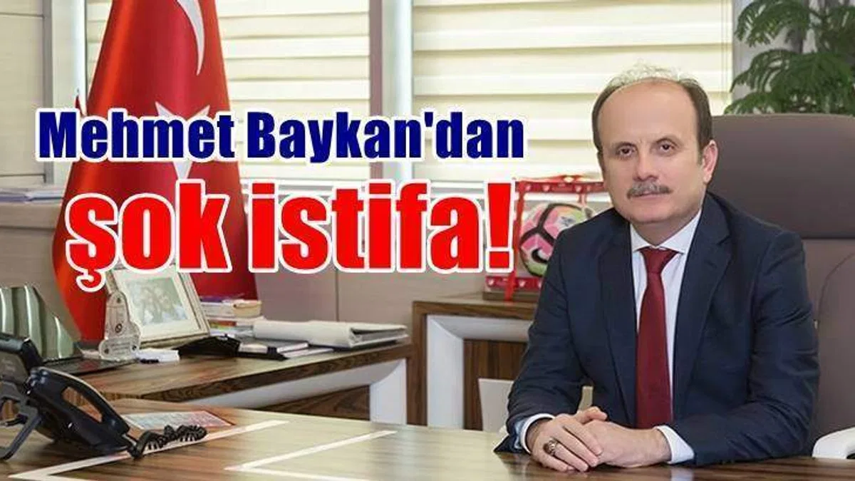 Mehmet Baykan TFF Başkanvekilliği'nden istifa etti