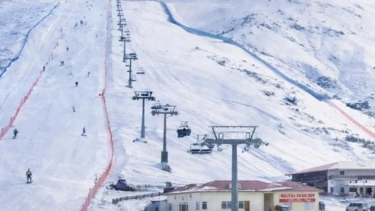 Ağrı'da Güneykaya Kayak Tesisi için geri sayım