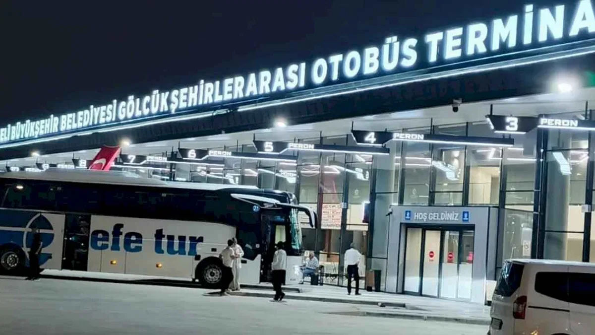 Kocaeli Gölcük Terminali'nde ilk sefer İzmir'e