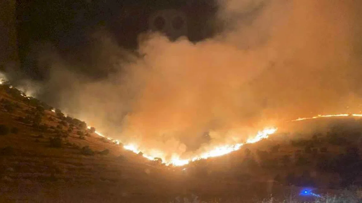 Mardin'de yangın faciası; 1 ölü, 10 yaralı