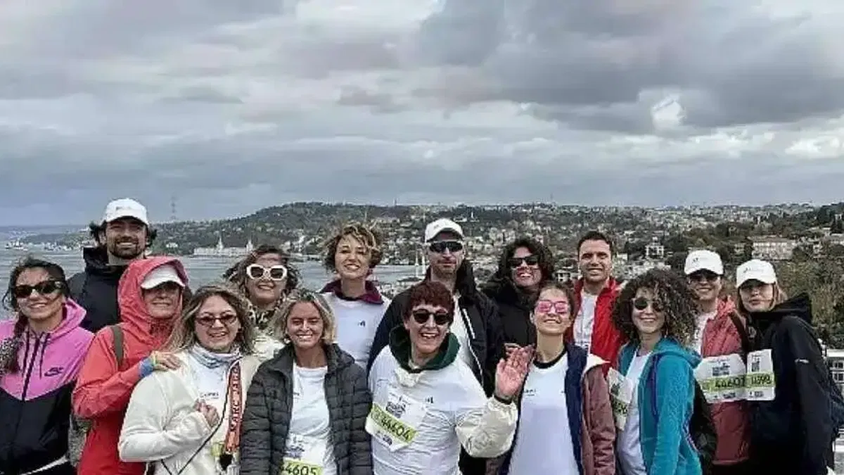 46. İstanbul Maratonu'nda İyilik Peşinde Koştular