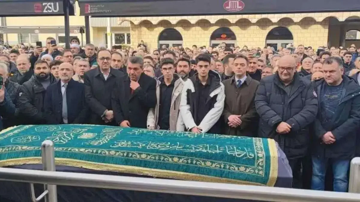 Almanya'da kayıp imamın cenaze namazı kılındı