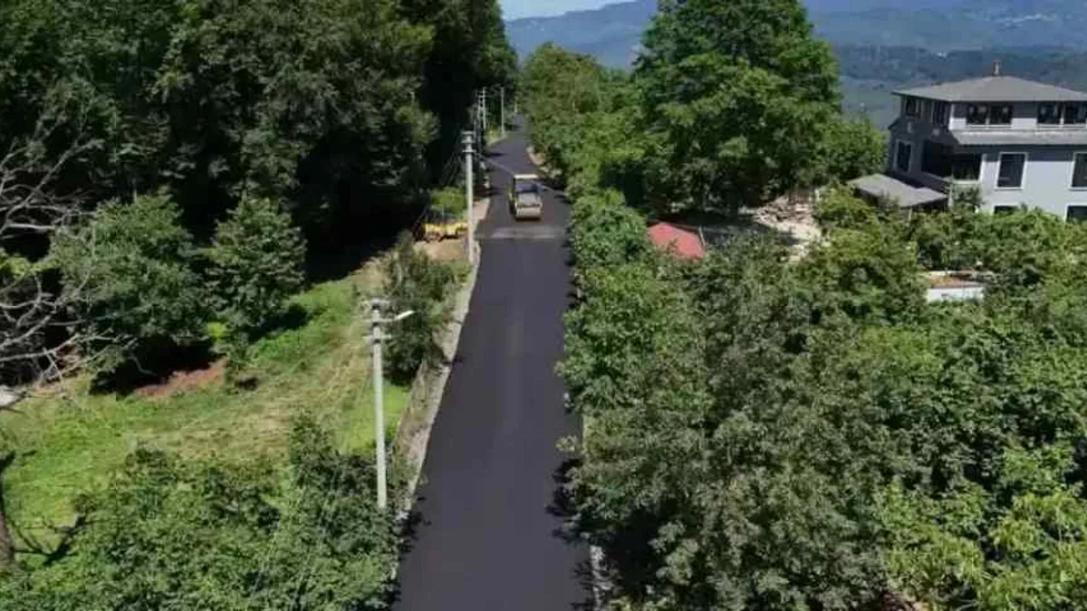 Sakarya Kocaali’nin Yalpankaya ile Kızılüzüm arasındaki grup yolu yenileniyor