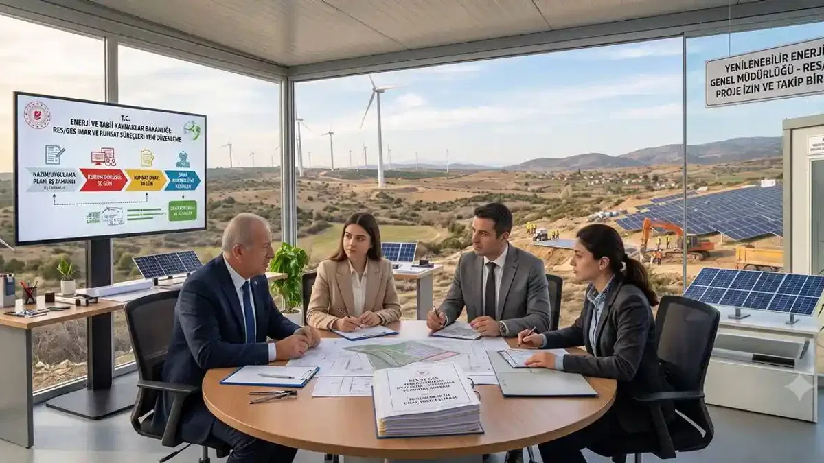 RES ve GES'lerin imar ve ruhsat süreçlerine yeni düzenleme