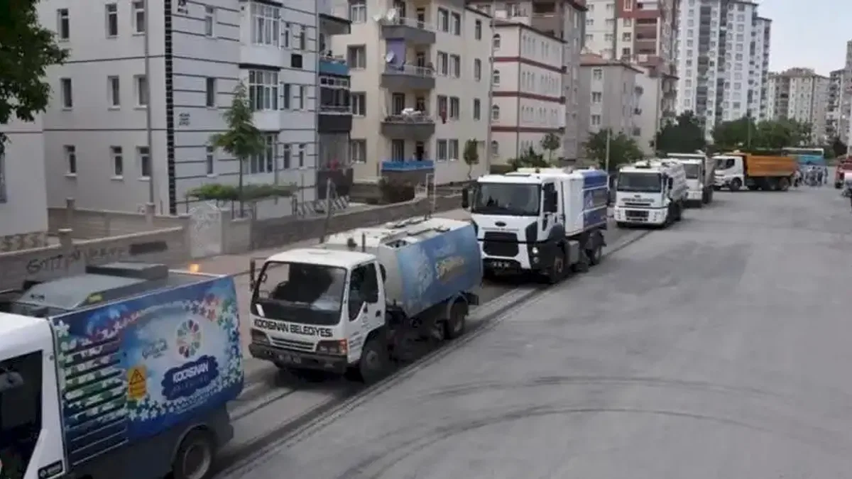 Kayseri Kocasinan'dan temizlik seferberliği