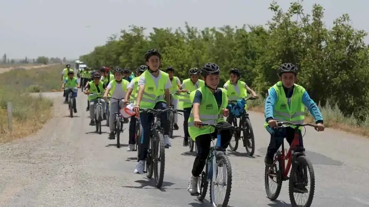 Konya’da pedallar sağlık ve farkındalık için döndü