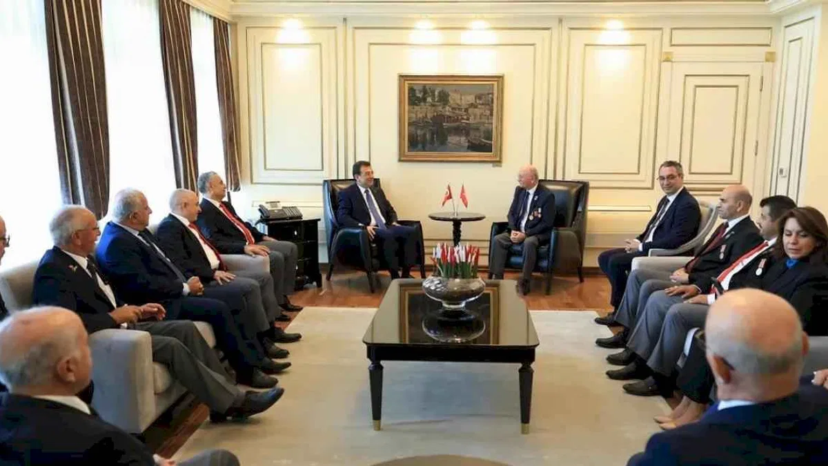 İmamoğlu gazileri ağırladı