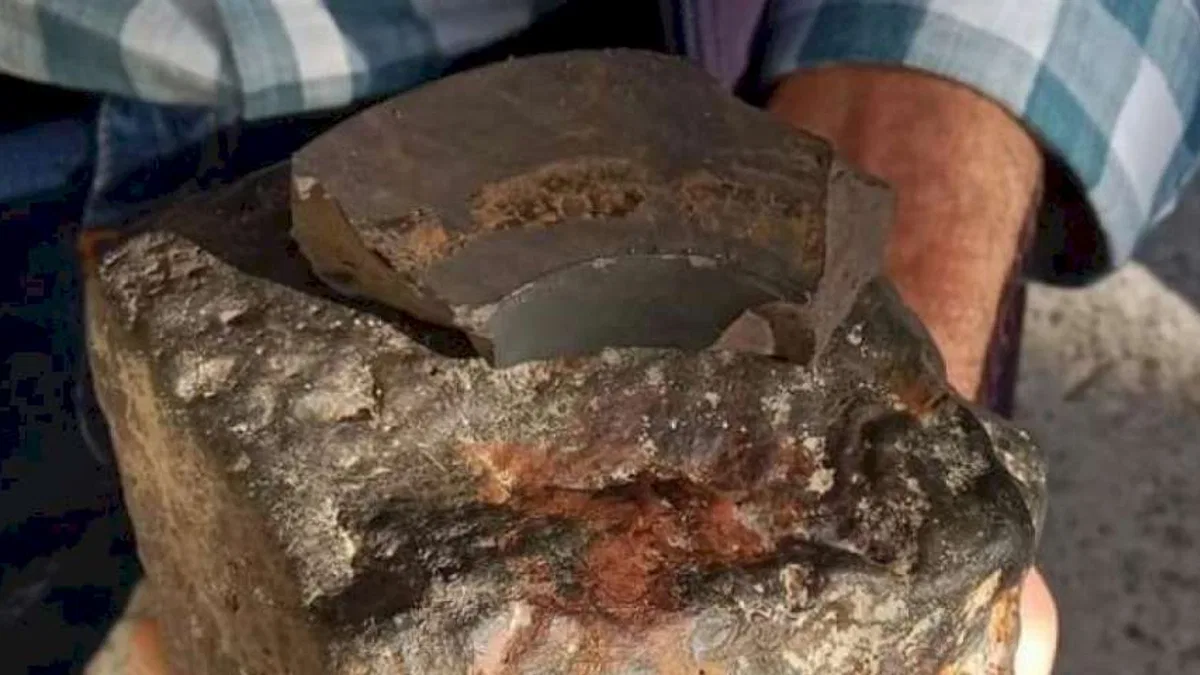 Bergama'da meteor taşı bulundu!