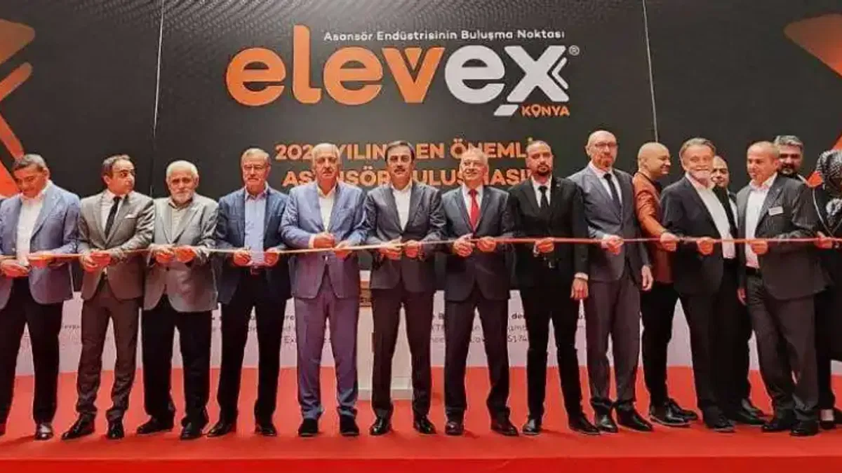 ELEVEX 2024 Asansör ve Teknolojileri Fuarı Konya'da açıldı