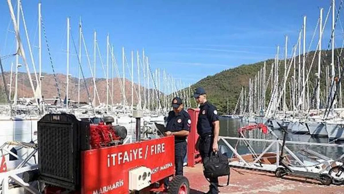 Muğla Büyükşehir Belediyesi İl Genelinde Kıyı Tesislerinde Kapsamlı Yangın Denetimi Gerçekleştirdi