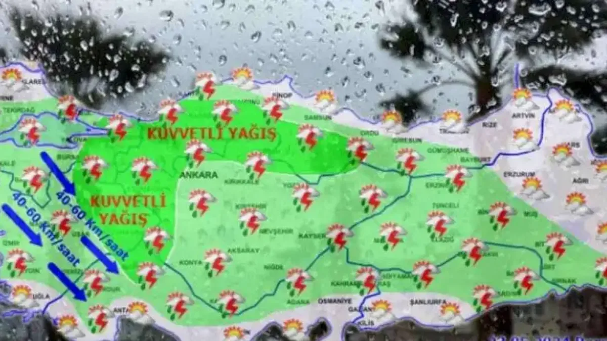 71 ile 'kuvvetli yağış' uyarısı