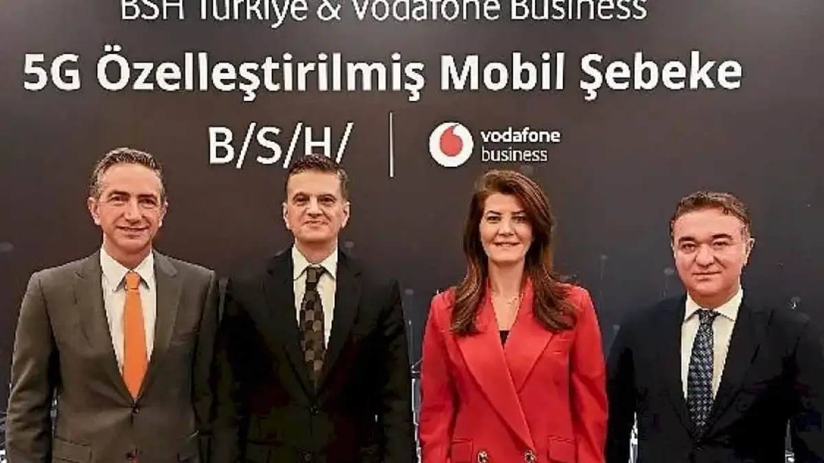 Vodafone Business ve BSH Ev Aletleri, ilk 5G destekli akıllı fabrika uygulamasını hayata geçirdi