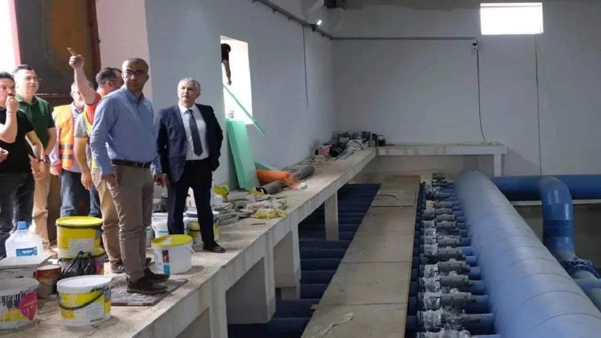 Kuzey Antalya İçmesuyu Tesisi’nde çalışmalarda sona yaklaşıldı