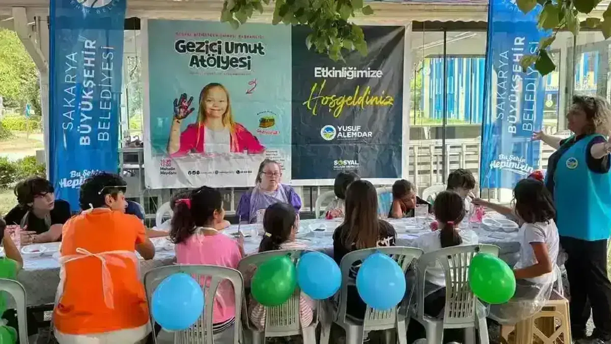 Sakarya'da çocukların umudu gezici atölyelerle yaygınlaşıyor