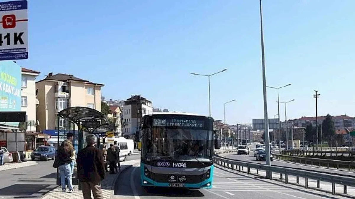 Kocaeli'nin ulaşım ağı 41K hattı ile genişliyor; Hat 41K'da yeni rota Hereke