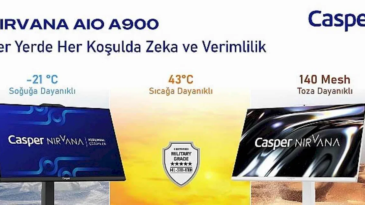 Türkiye'nin Dayanıklılık Sertifikasına Sahip İlk Bilgisayarı Casper AIO A900 Satışa Çıktı!