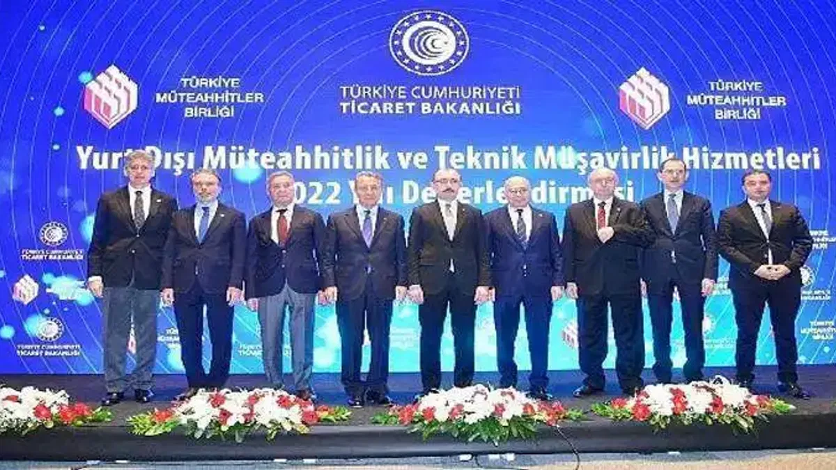 Yurt Dışı Müteahhitlik Ve Teknik Müşavirlik Hizmetlerinde 2022 Yılı Sonuçları Açıklandı