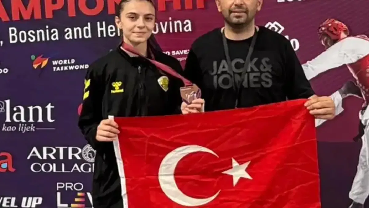 Emine Rana Adıgüzel Avrupa üçüncüsü oldu