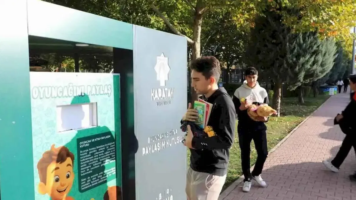 Konya’da “Oyuncak ve Kitap Paylaşım Kumbarası” projesi başladı