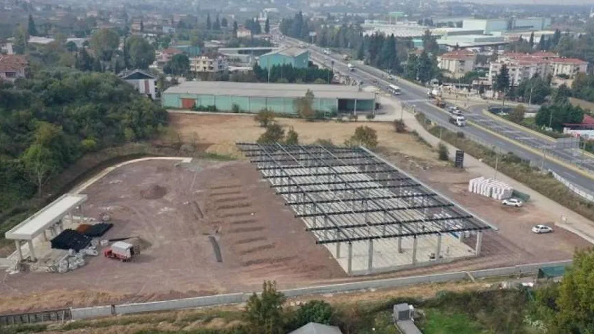 Kocaeli Karamürsel terminal binası ilerliyor