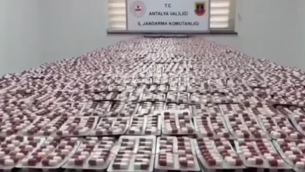 Antalya’da dev uyuşturucu operasyonu: 5 tutuklama