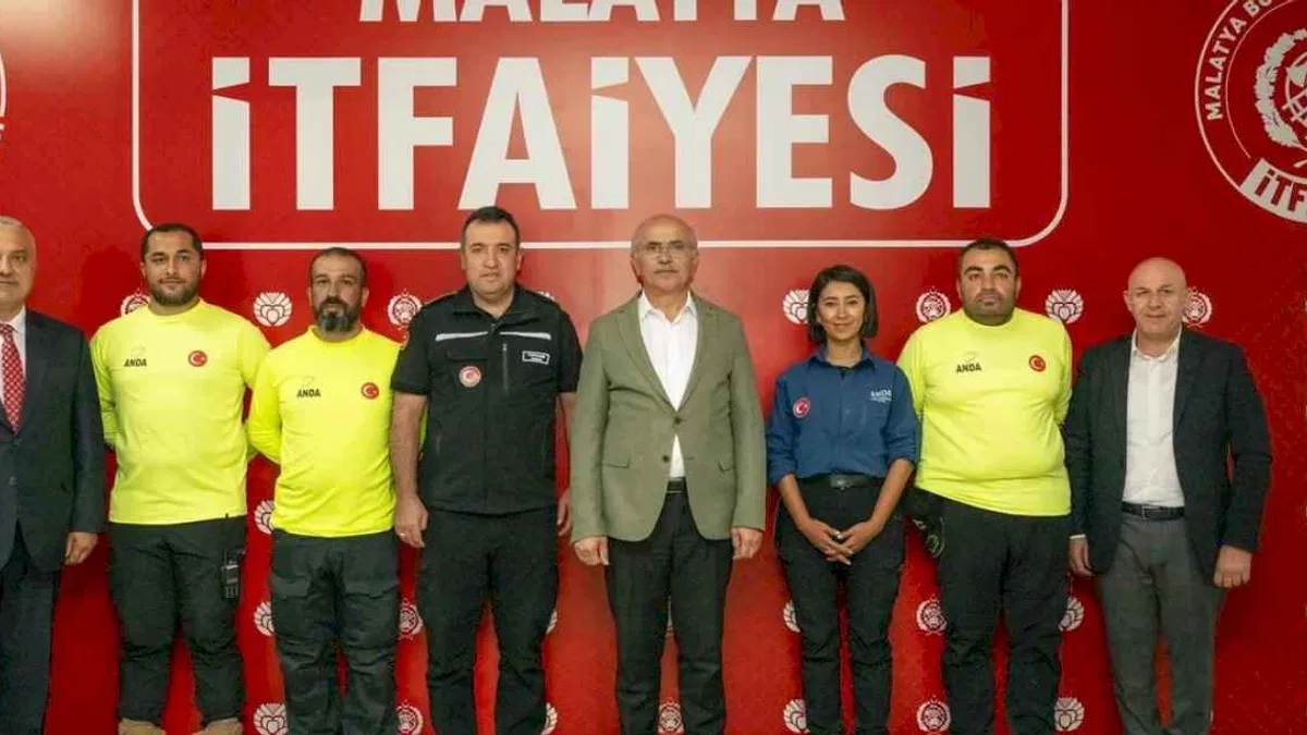 Malatya'da Başkan Er'den İtfaiye Teşkilatı'na ziyaret