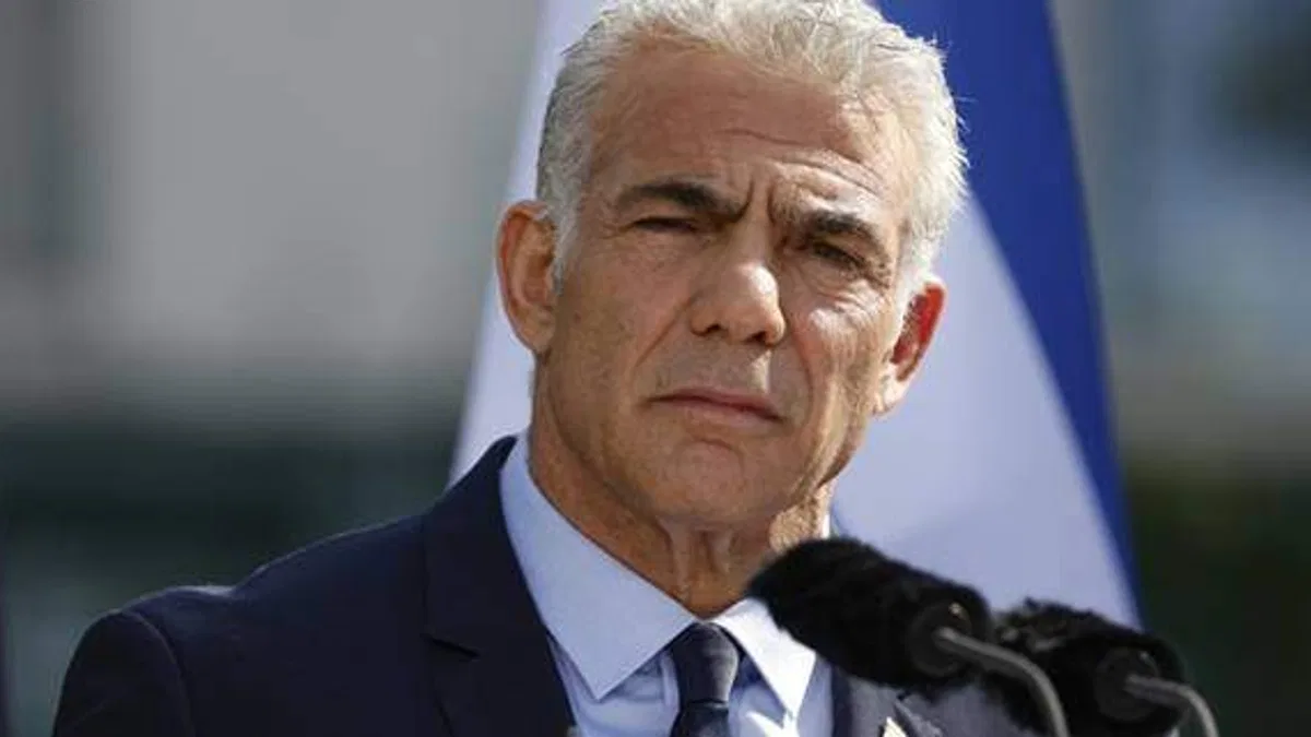 Lapid, 1 Kasım seçimlerine 'iki devletli çözüm' mesajıyla gidiyor