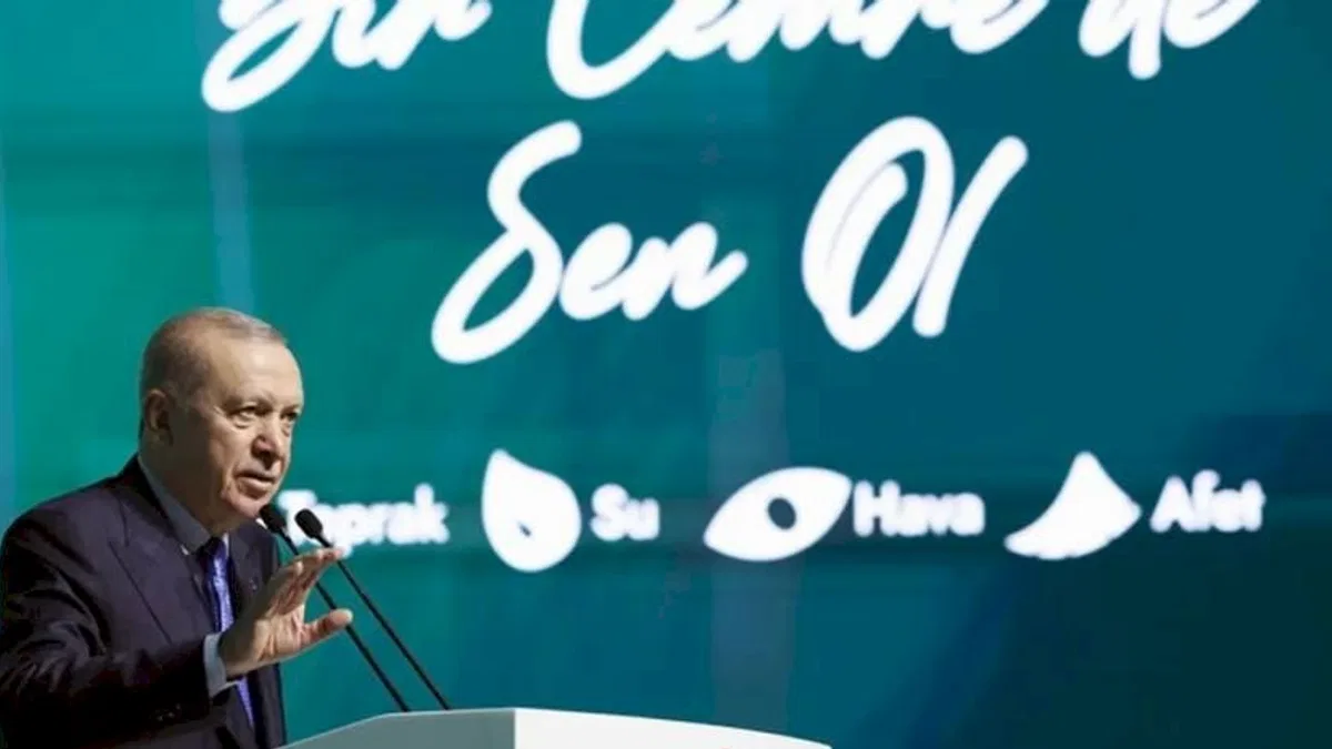 Cumhurbaşkanı Erdoğan; Hava, su ve toprak kirliliği ürkütücü boyutta