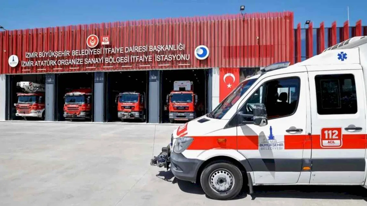 İzmir Çiğli'de itfaiyeye modern istasyon