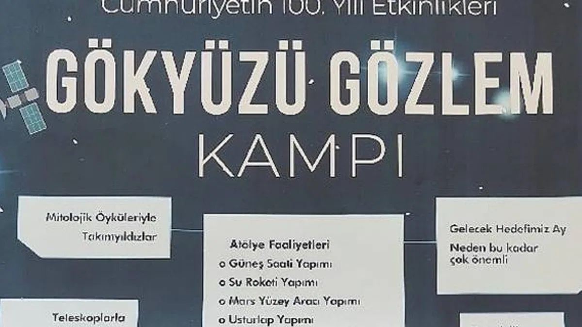EÜ Gözlemevi, uzay tutkunlarını "Gökyüzü Gözlem Kampı"na bekliyor