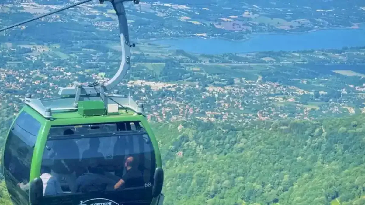 Kartepe Teleferik bayramda ilgi odağı oldu