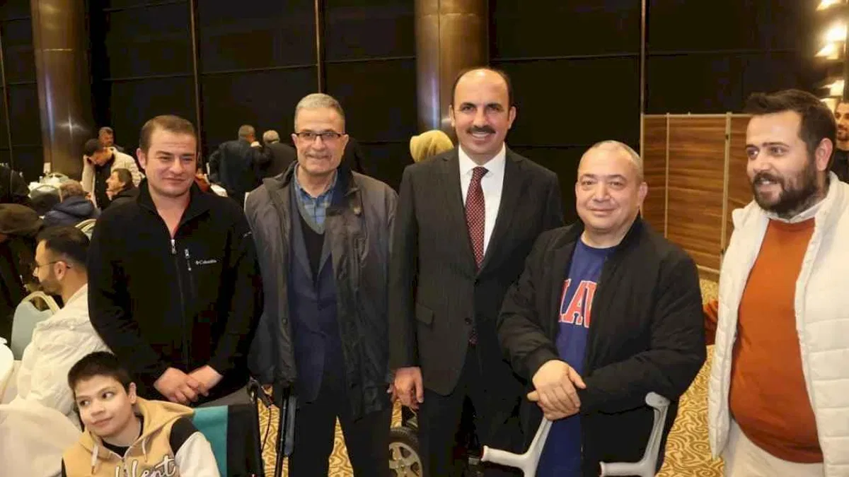 Konya'da özel gereksinimli bireyler aynı sofrada