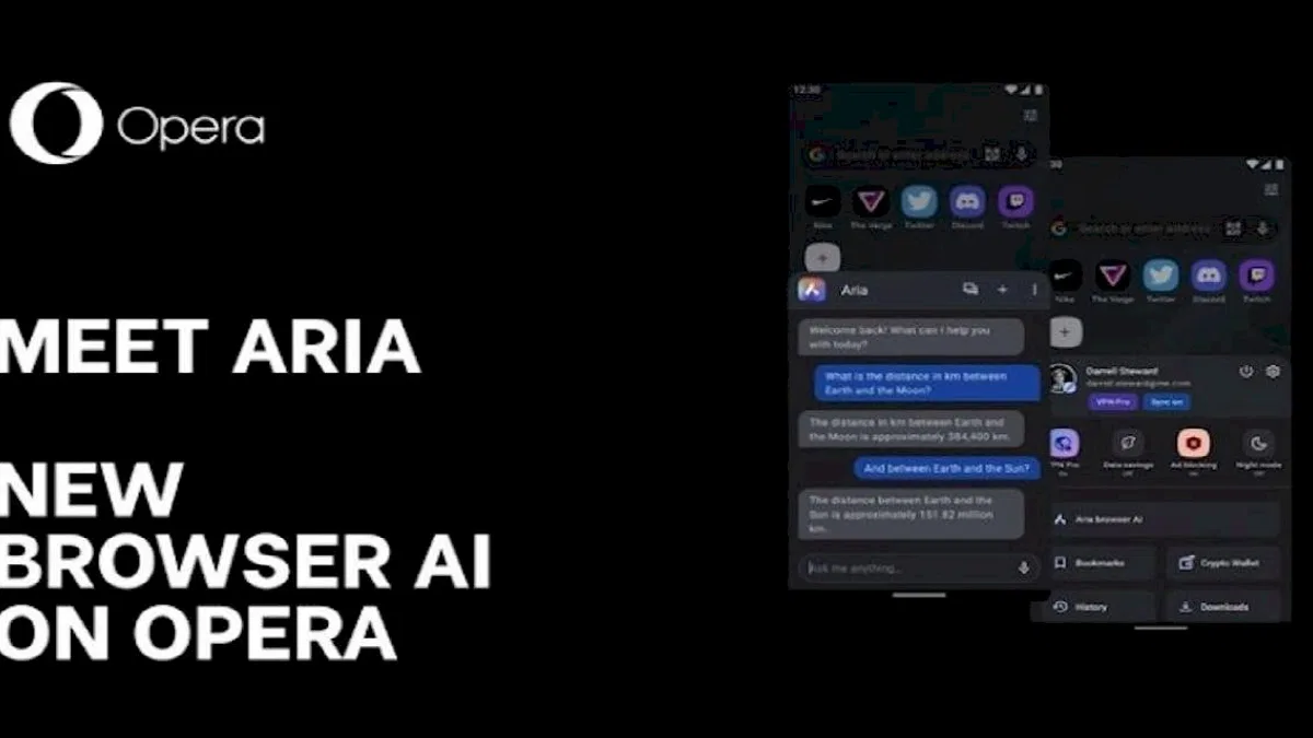 Opera Aria Üretken Yapay Zeka Aracı 1 Milyon Kullanıcı Barajını Geçti