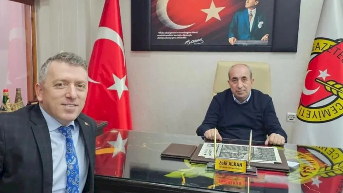 Artvin'de Müdür Keskin’den, Gazeteciler Cemiyetine ziyaret