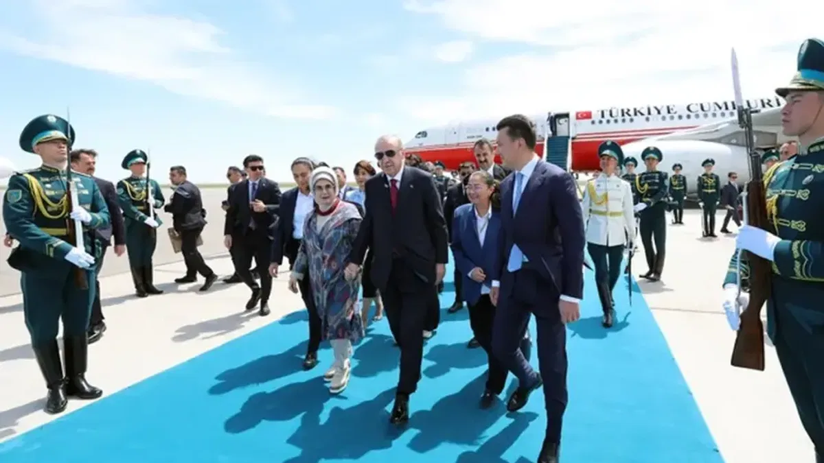 Cumhurbaşkanı Erdoğan Türkistan'da