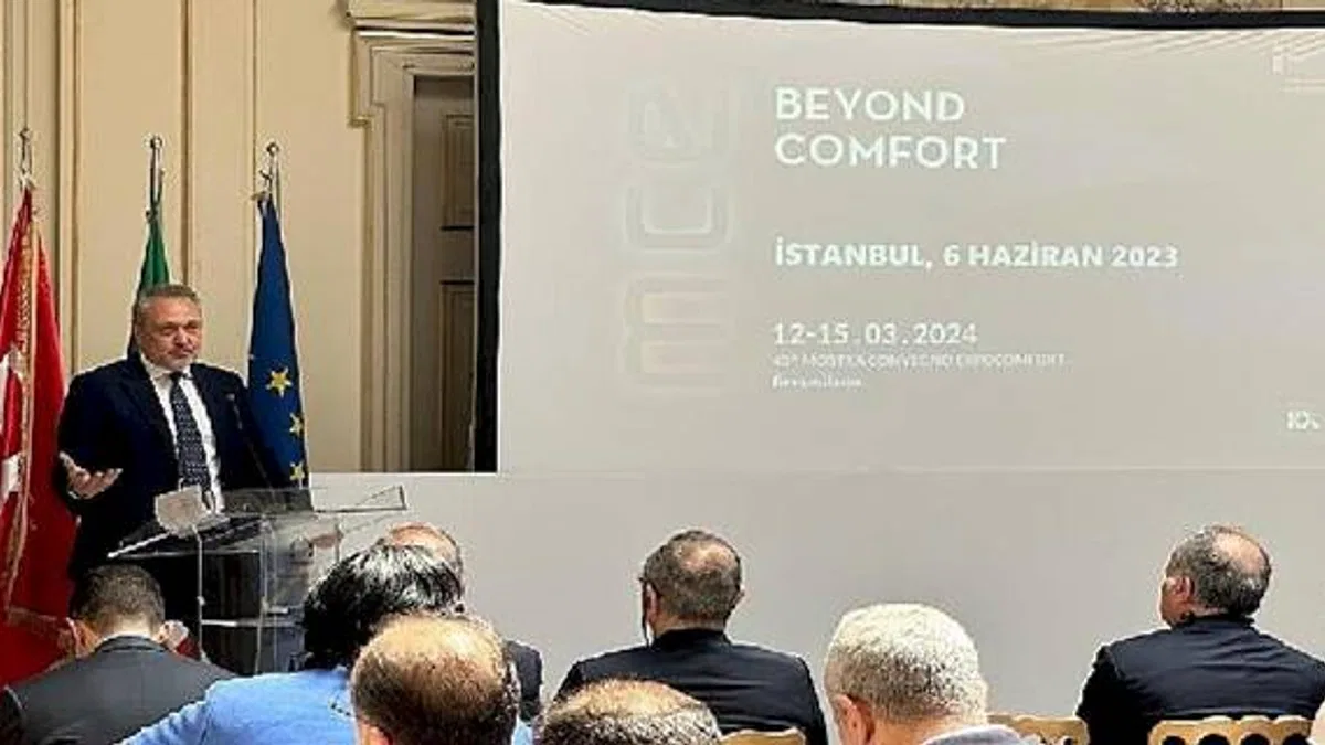 Mostra Convegno Expocomfort 2024 Tanıtımı İstanbul'da Yapıldı