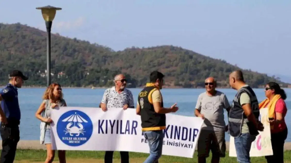 TUR 2023'de emniyetten 'pankart' müdahalesi