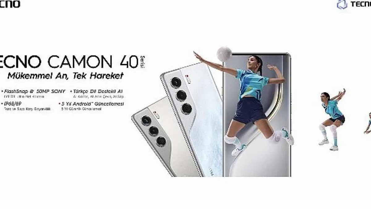 TECNO'nun yenilikçi teknolojisiyle fark yaratan CAMON 40 serisi, Türkiye'de satışa sunuldu