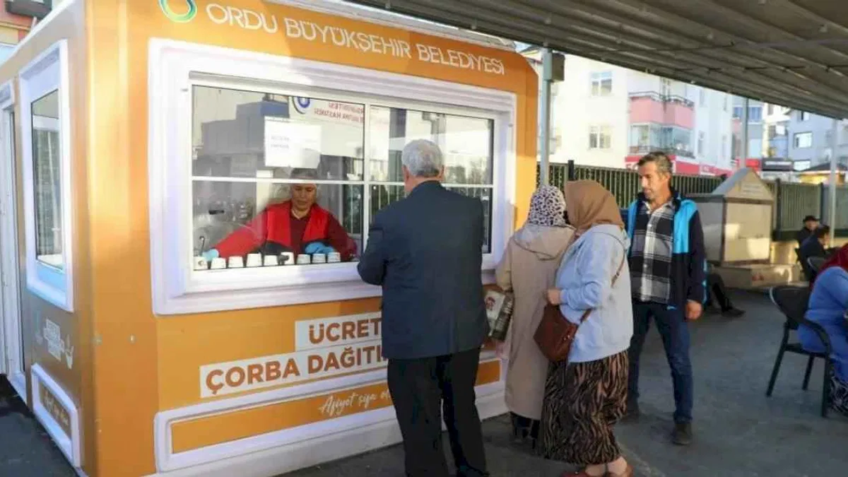 Ordu’da hastanelerde her sabah ücretsiz çorba ikramı
