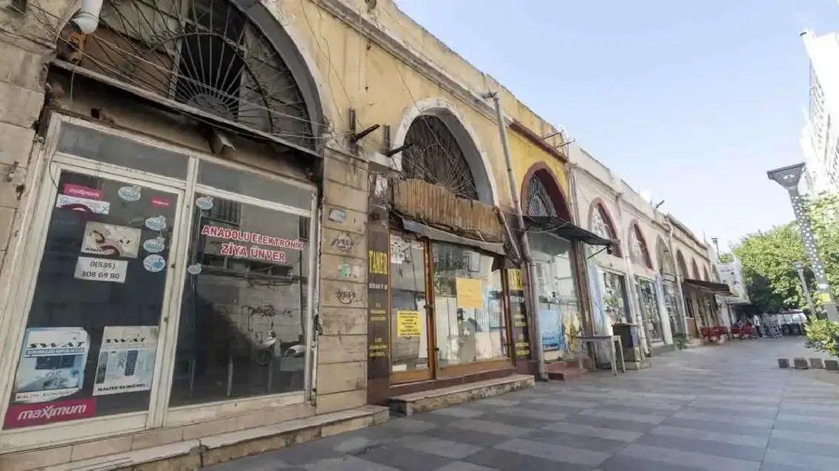Mersin’de Kasaplar Çarşısı restorasyonla yeniden hayat bulacak