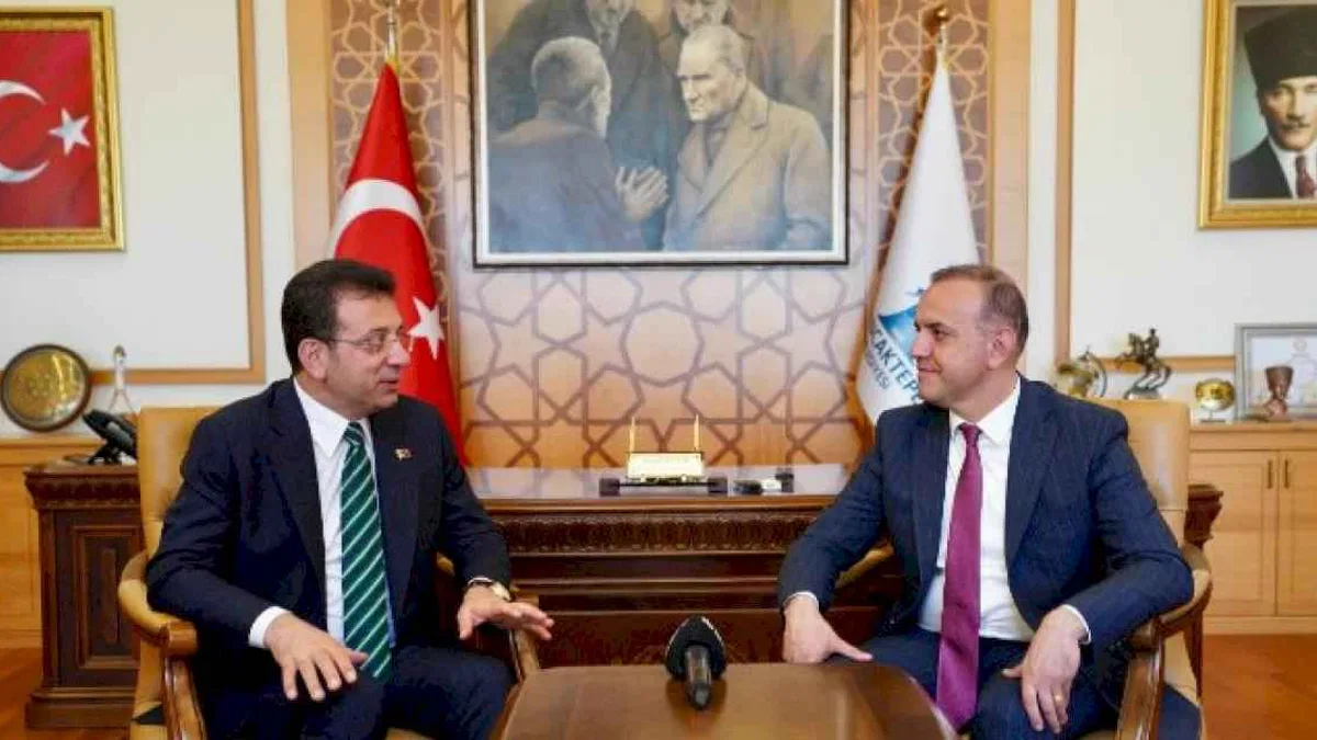 İmamoğlu'ndan Başkan Yeğin’e tebrik ziyareti