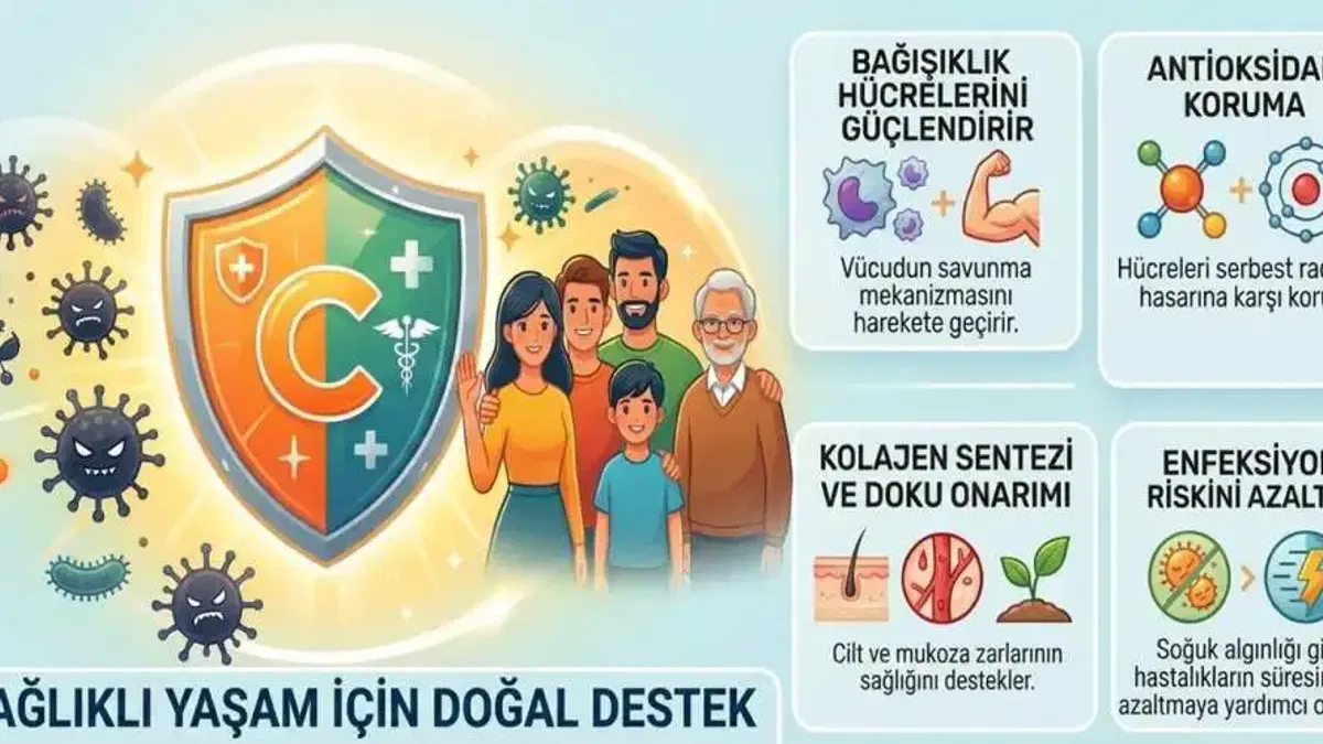 C Vitamini: Bağışıklık Sisteminizin En Güçlü Destekçisi
