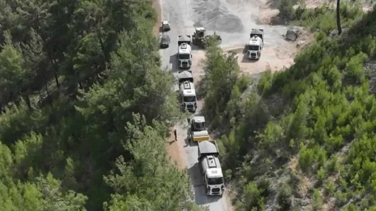 Balıkesir'de Delice Yolu baştan sona yenilendi