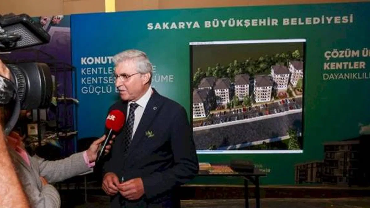 Dev fuarda Sakarya’nın kentsel dönüşüm planı açıklandı
