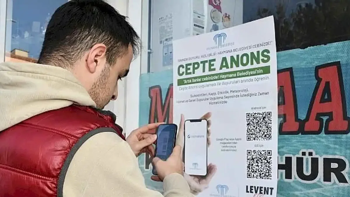 Dijital Dönüşümde Dev Atılım: Haymana Belediyesi 'Cepte Anons' ile İletişimde Yeni bir Döneme Giriyor.