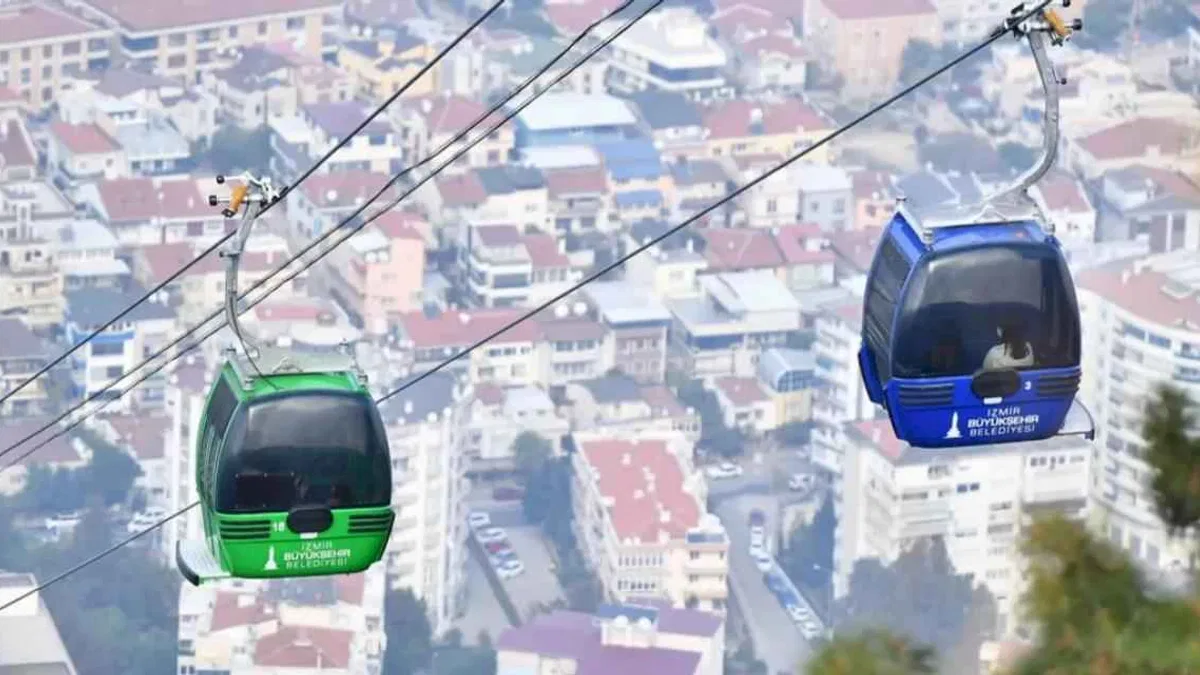İzmir Balçova’daki Teleferik Tesisleri’nde bakım çalışmaları başlıyor
