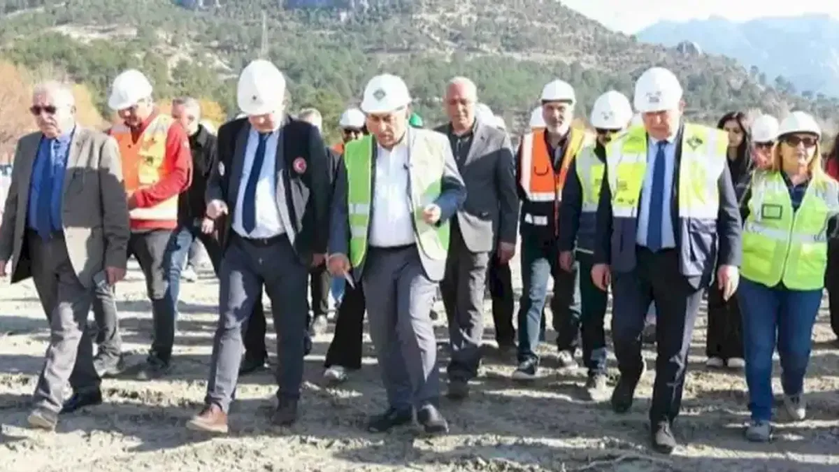 Güngör Geçer'den Adana Pozantı Atık Su Arıtma Tesisi’ne inceleme