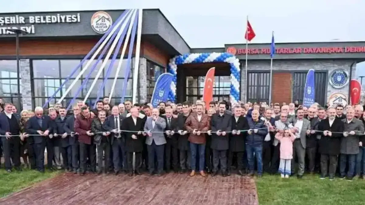 Bursalı muhtarlara modern tesis