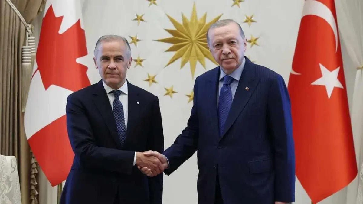 Cumhurbaşkanı Erdoğan, Kanada Başbakanı Carney ile görüştü