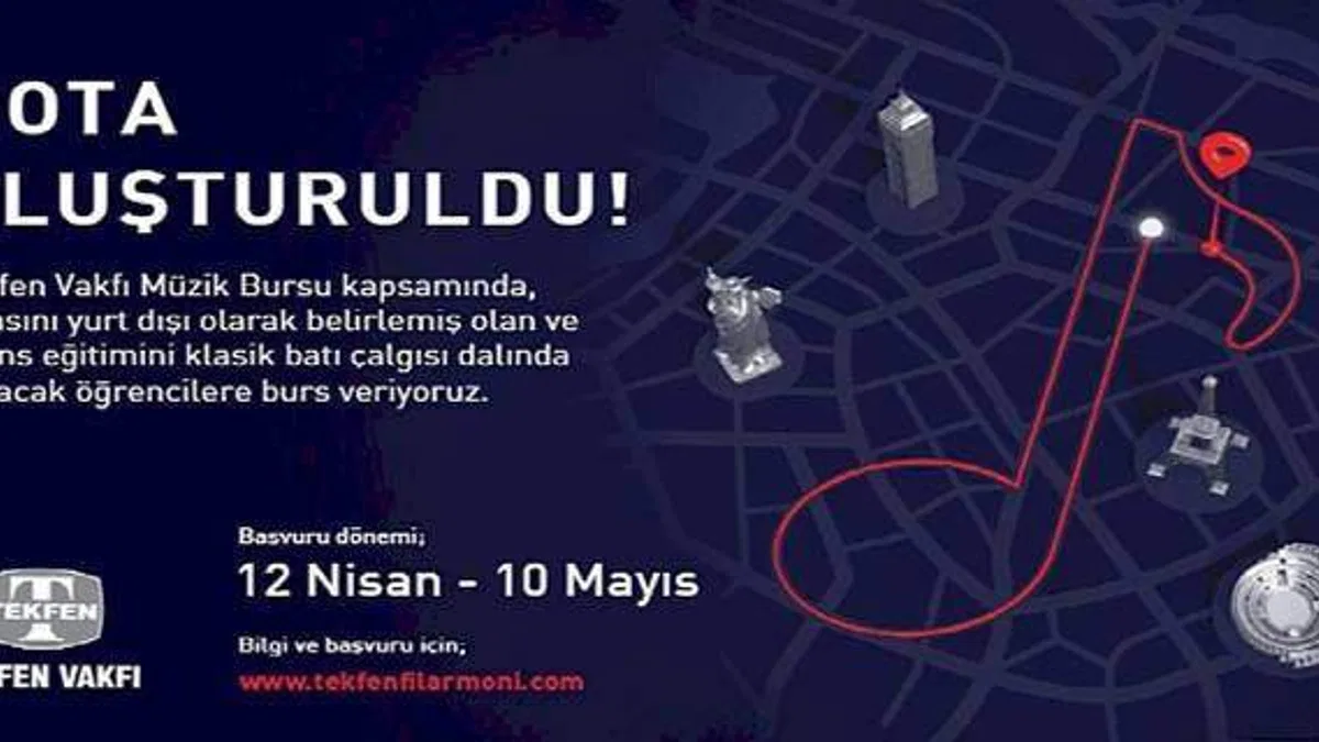 Tekfen Vakfı Müzik Bursu Başvuruları Başladı